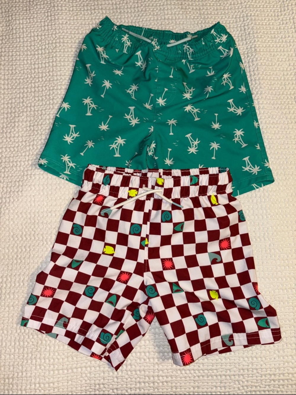 Bundle of boys lined swim trunks 4T
